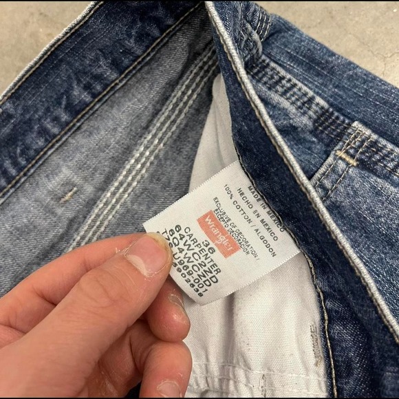 Y2K wrangler baggy carpenter jorts - Picture 4 of 6